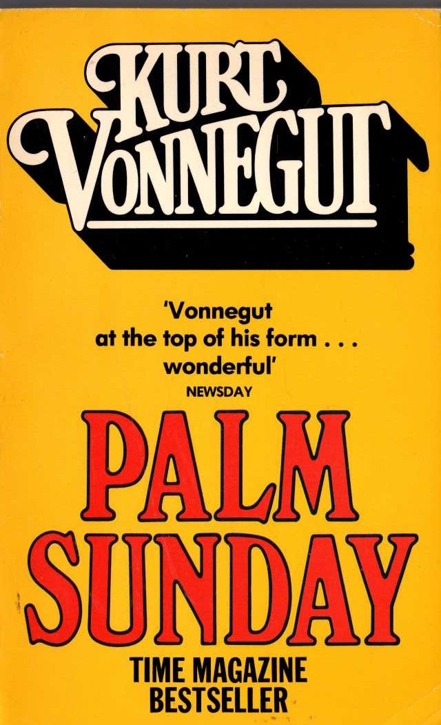 Kurt Vonnegut  PALM SUNDAY front book cover image