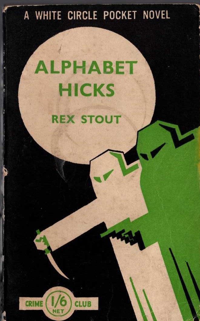 Rex Stout  ALPHABET HICKS front book cover image