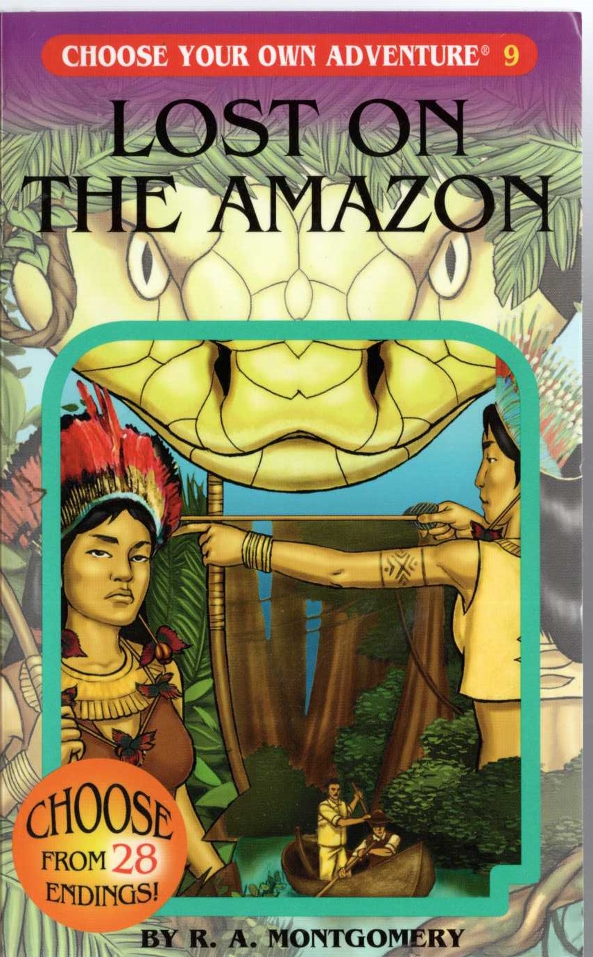 K.A. Montgomery  09: LOST ON THE AMAZON front book cover image
