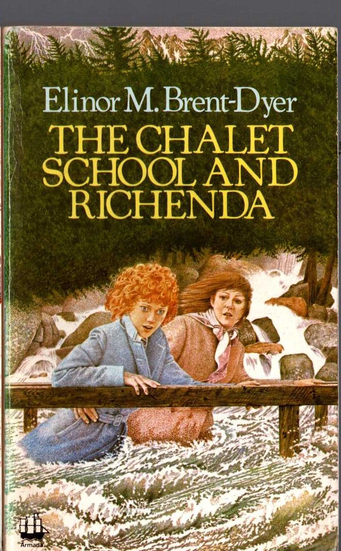 Elinor M. Brent-Dyer  THE CHALET SCHOOL AND RICHENDA front book cover image