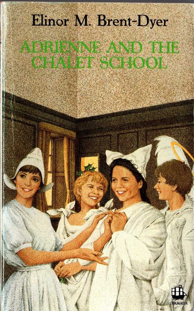 Elinor M. Brent-Dyer  ADRENNE AND THE CHALET SCHOOL front book cover image
