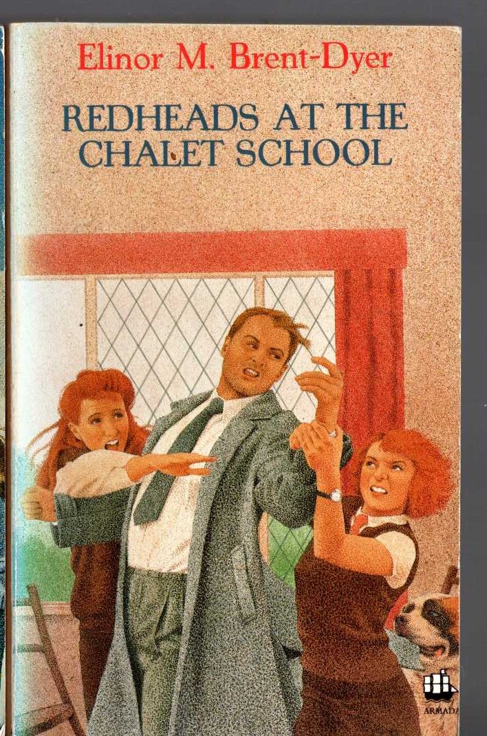 Elinor M. Brent-Dyer  REDHEADS AT THE CHALET SCHOOL front book cover image