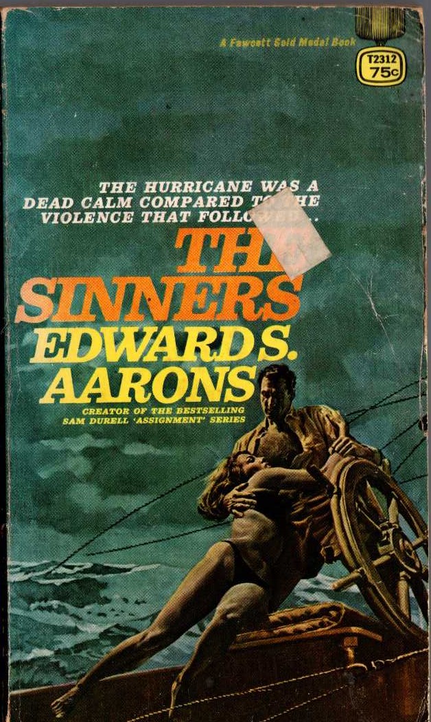 Edward S. Aarons  THE SINNERS front book cover image