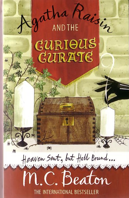 M.C. Beaton  AGATHA RAISIN AND THE CURIOUS CURATE front book cover image