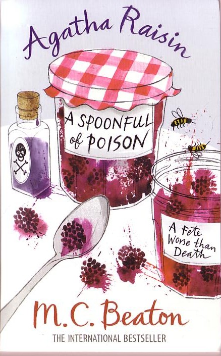 M.C. Beaton  AGATHA RAISIN: A SPOONFUL OF POISON front book cover image
