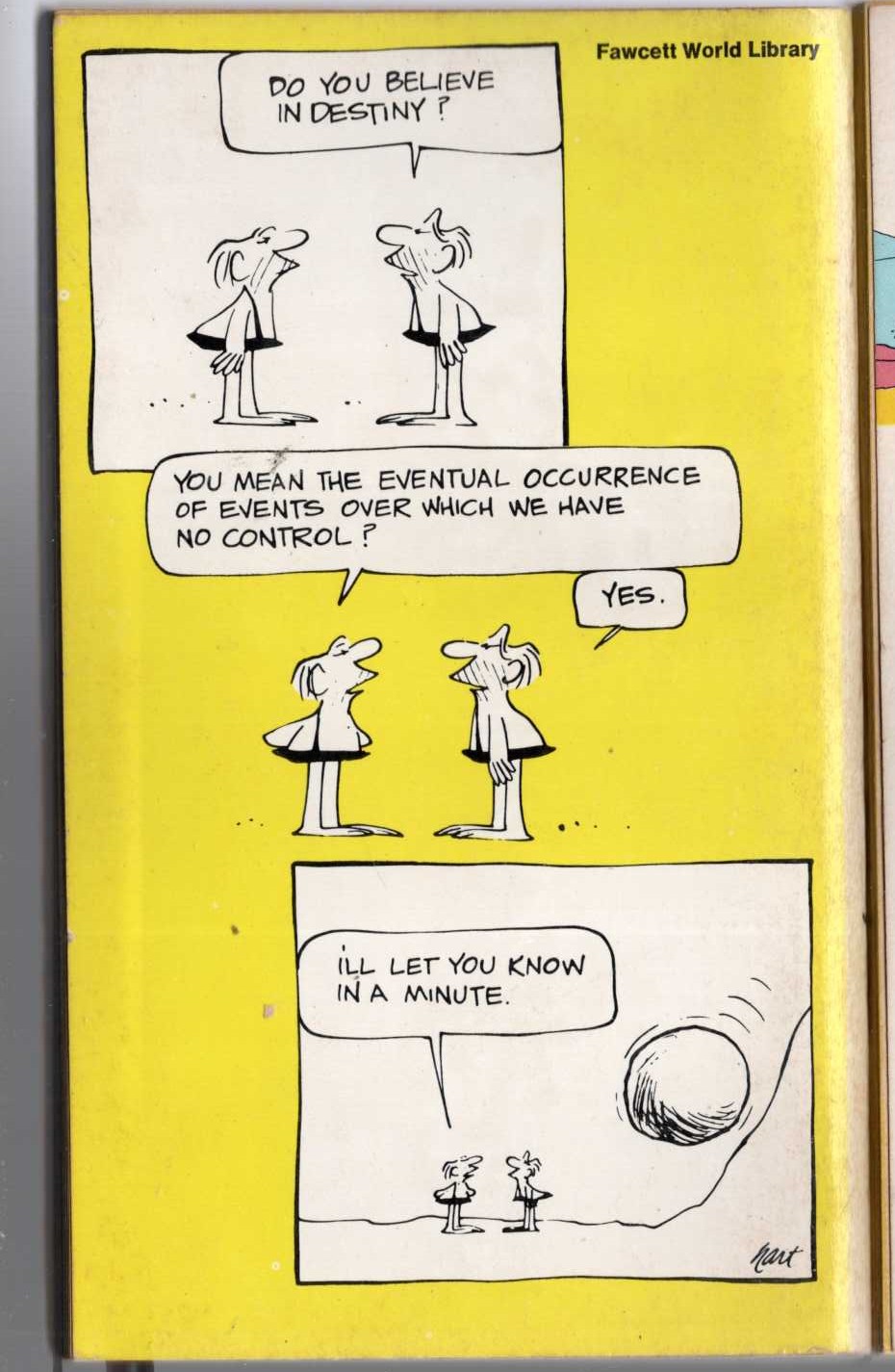 Johnny Hart  B.C. ONE MORE TIME magnified rear book cover image