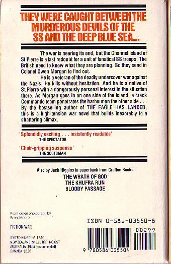 James Graham  A GAME FOR HEROES magnified rear book cover image