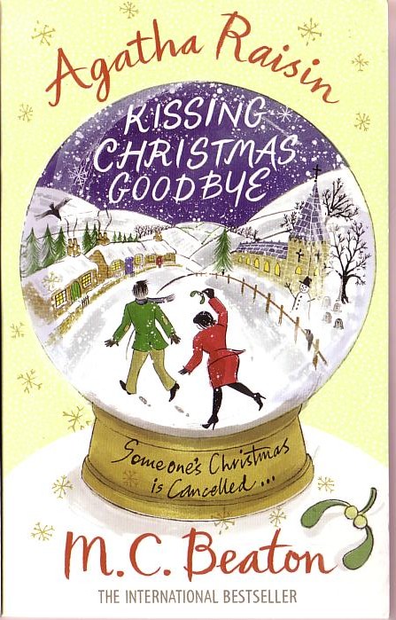 M.C. Beaton  KISSING CHRISTMAS GOODBYE front book cover image