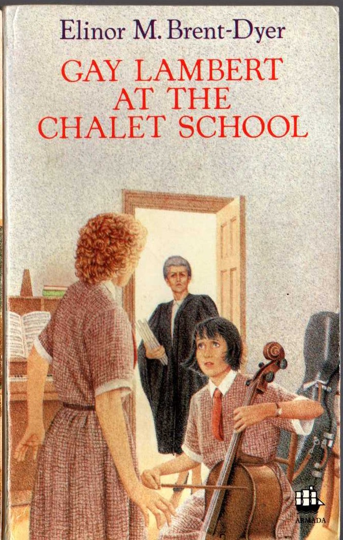 Elinor M. Brent-Dyer  GAY LAMBERT AT THE CHALET SCHOOL front book cover image