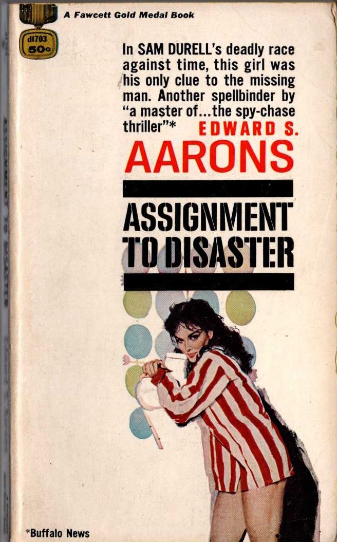 Edward S. Aarons  ASSIGNMENT TO DISASTER front book cover image