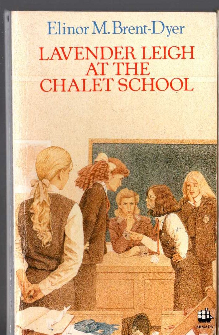 Elinor M. Brent-Dyer  LAVENDER LEIGH AT THE CHALET SCHOOL front book cover image