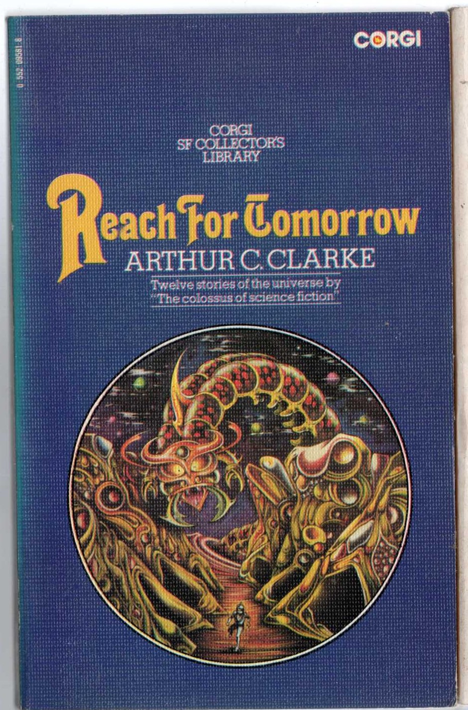 Arthur C. Clarke  REACH FOR TOMORROW front book cover image