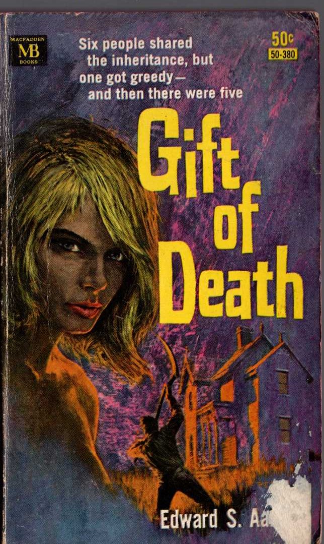 Edward S. Aarons  GIFT OF DEATH front book cover image