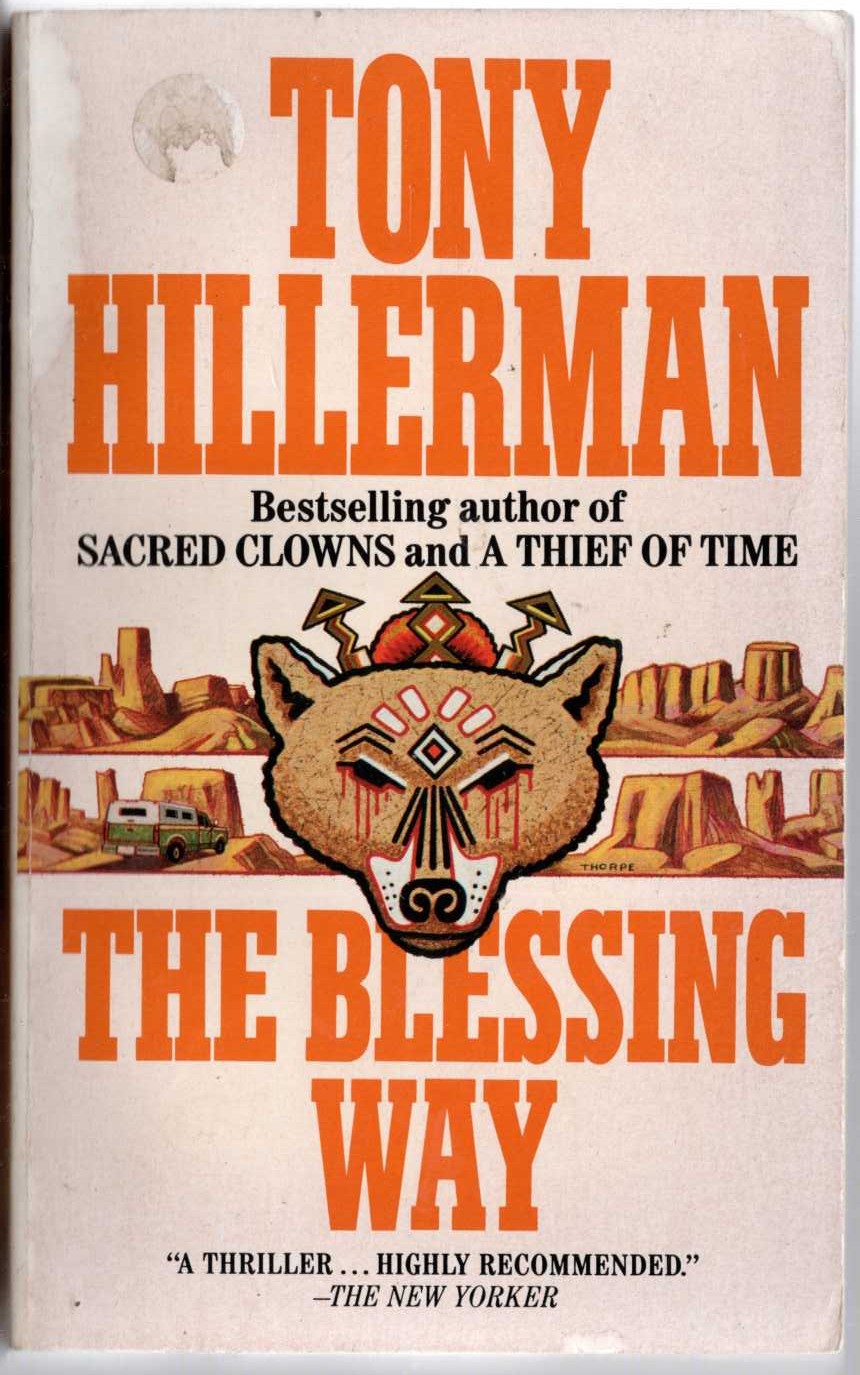 Tony Hillerman  THE BLESSING WAY front book cover image