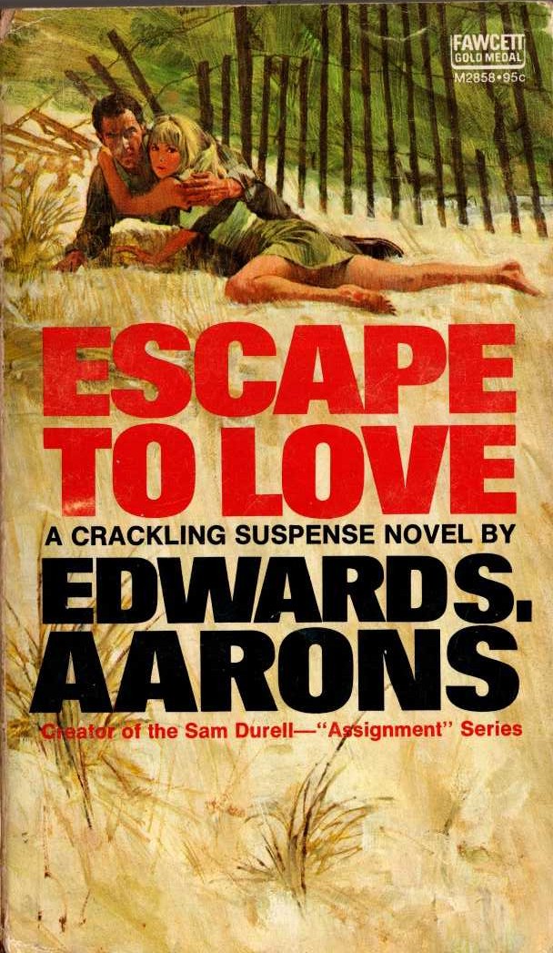 Edward S. Aarons  ESCAPE TO LOVE front book cover image