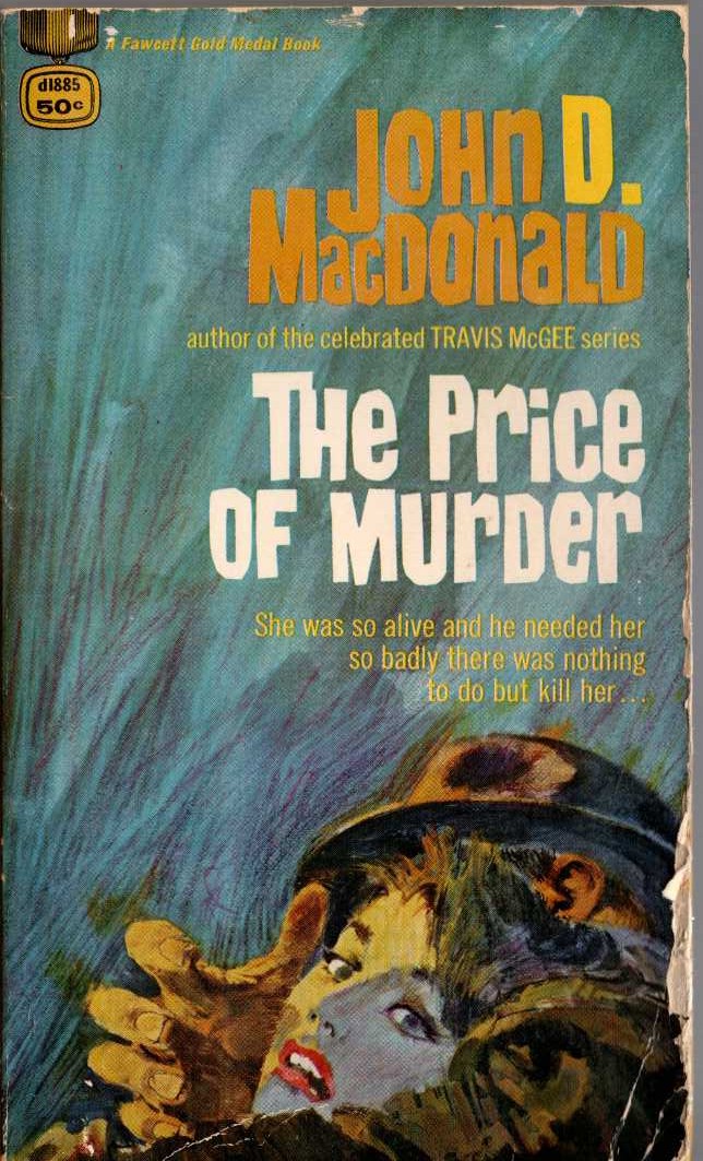John D. MacDonald  THE PRICE OF MURDER front book cover image