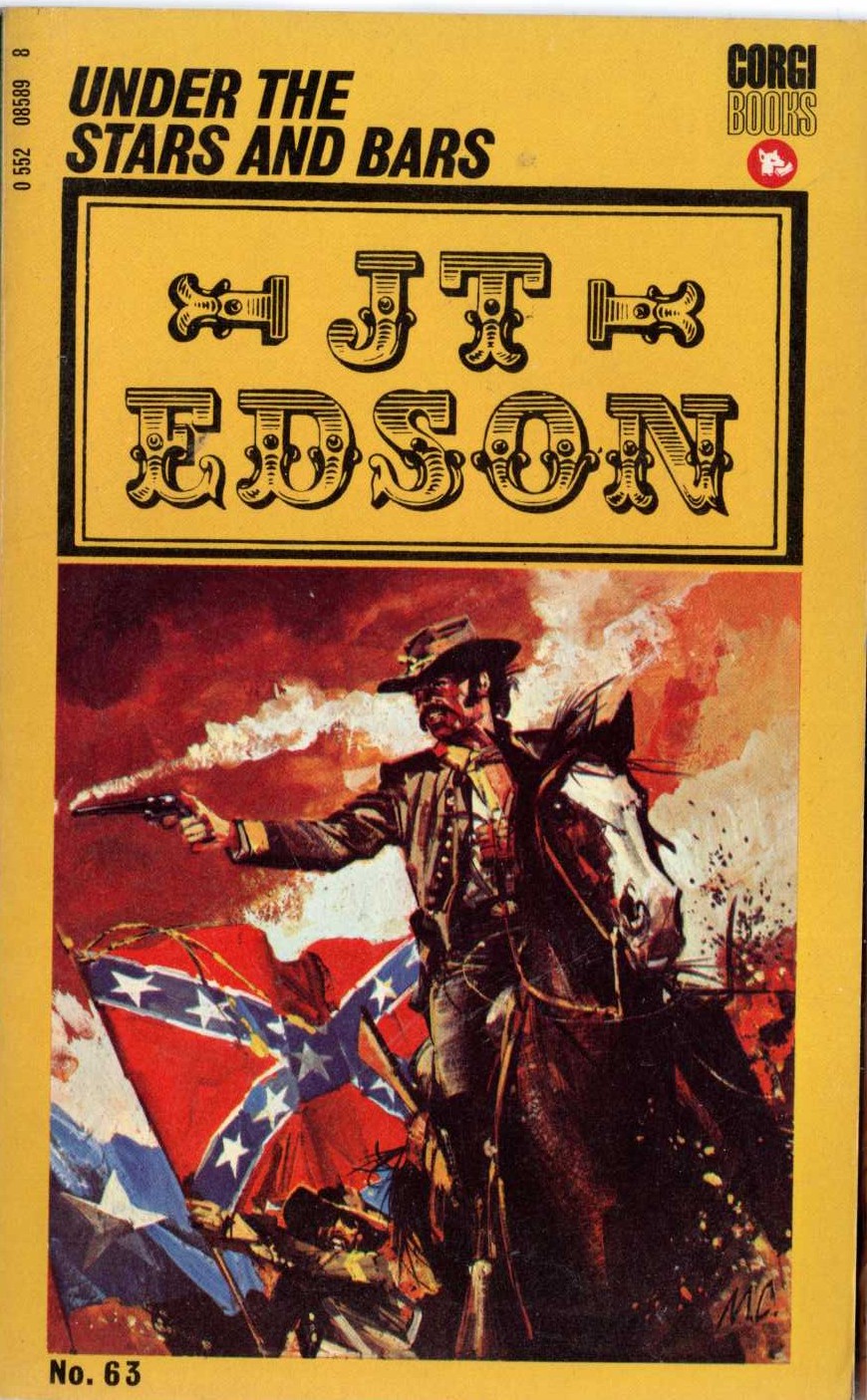 J.T. Edson  UNDER THE STARS AND BARS front book cover image