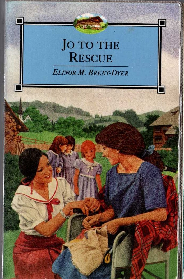 Elinor M. Brent-Dyer  JO TO THE RESCUE front book cover image