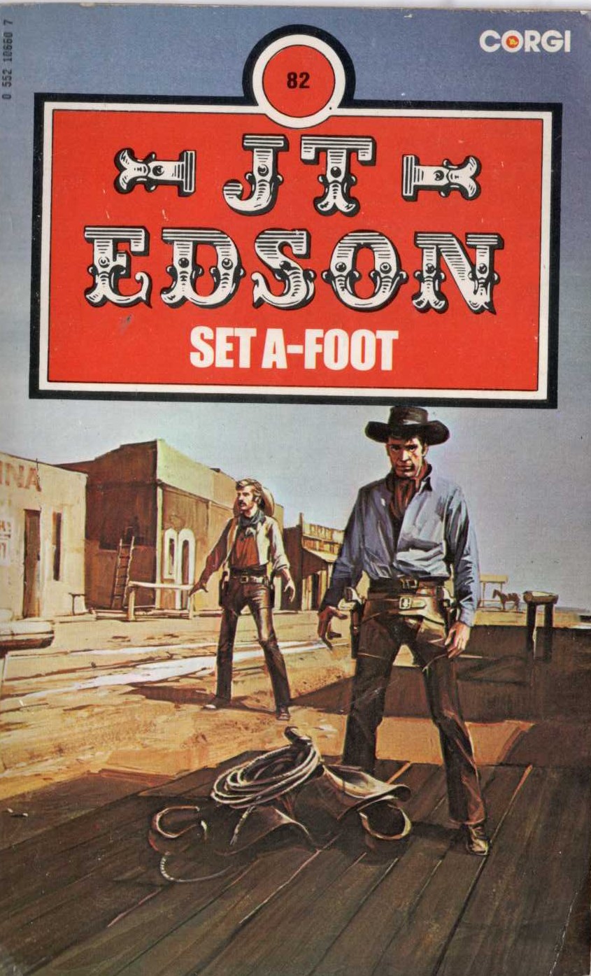 J.T. Edson  SET A-FOOT front book cover image