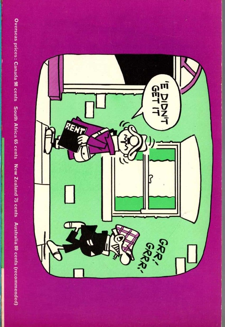 Reg Smythe  ANDY CAPP No.35 magnified rear book cover image
