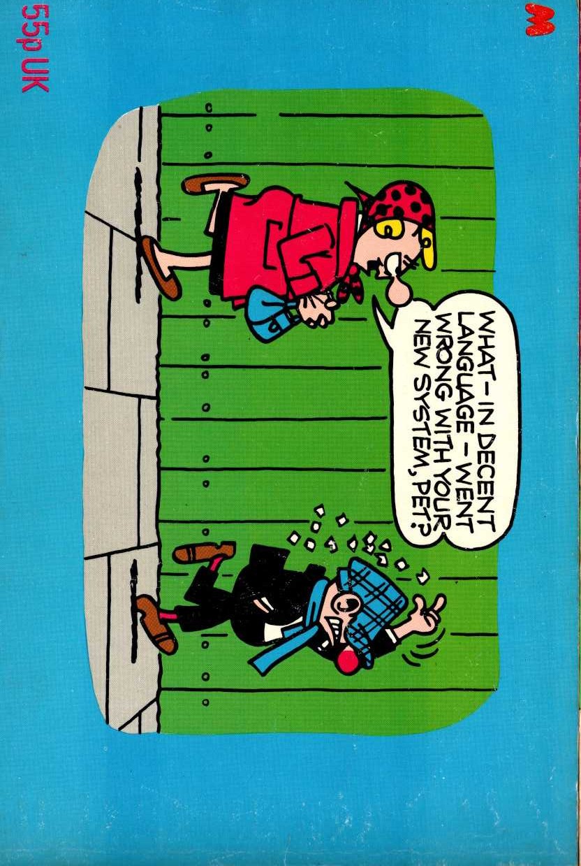 Reg Smythe  ANDY CAPP No.43 magnified rear book cover image