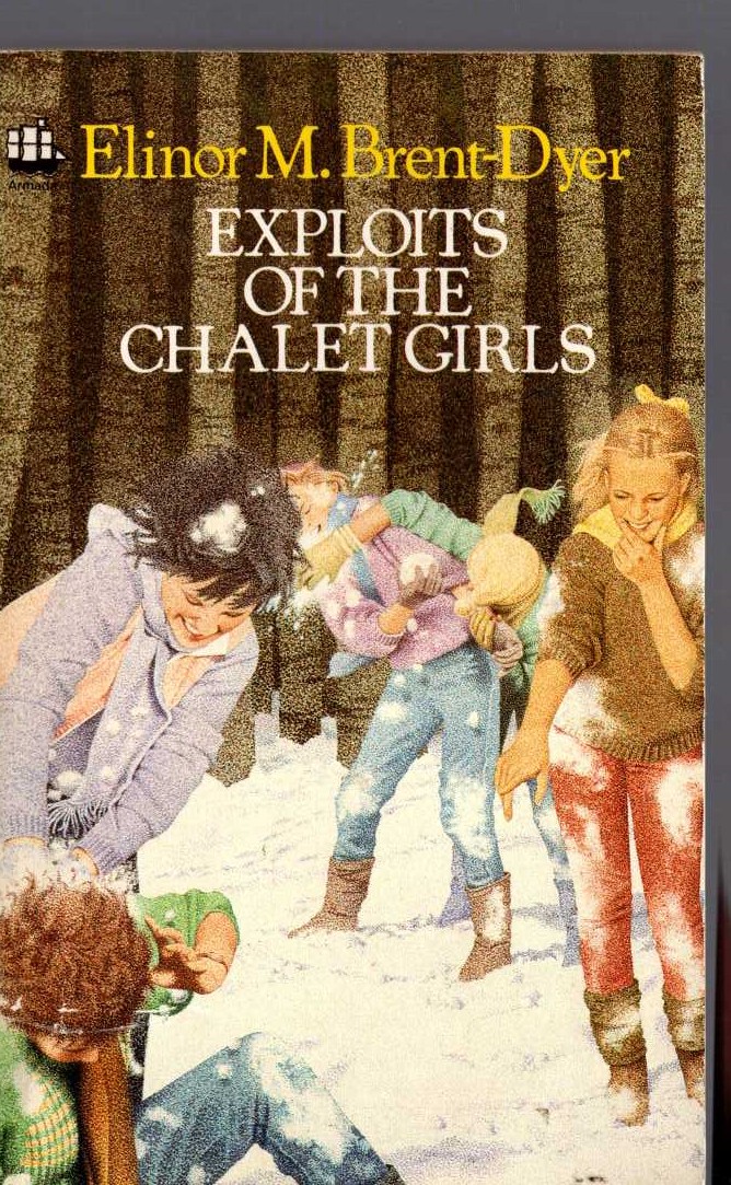 Elinor M. Brent-Dyer  EXPLOITS OF THE CHALET GIRLS front book cover image