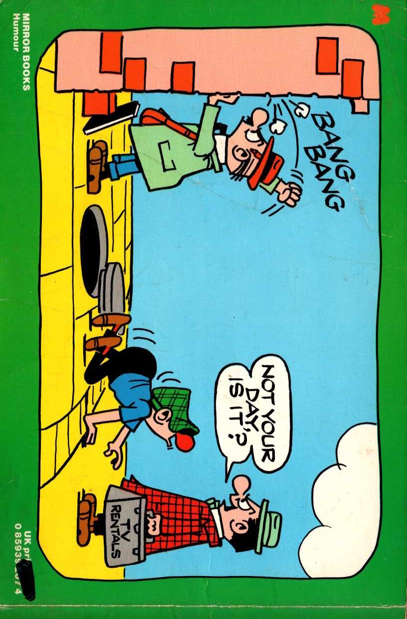 Reg Smythe  ANDY CAPP No.44 magnified rear book cover image