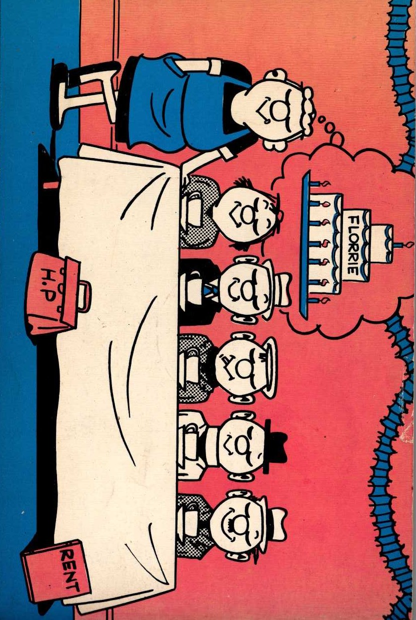 Reg Smythe  ANDY CAPP No.21 magnified rear book cover image