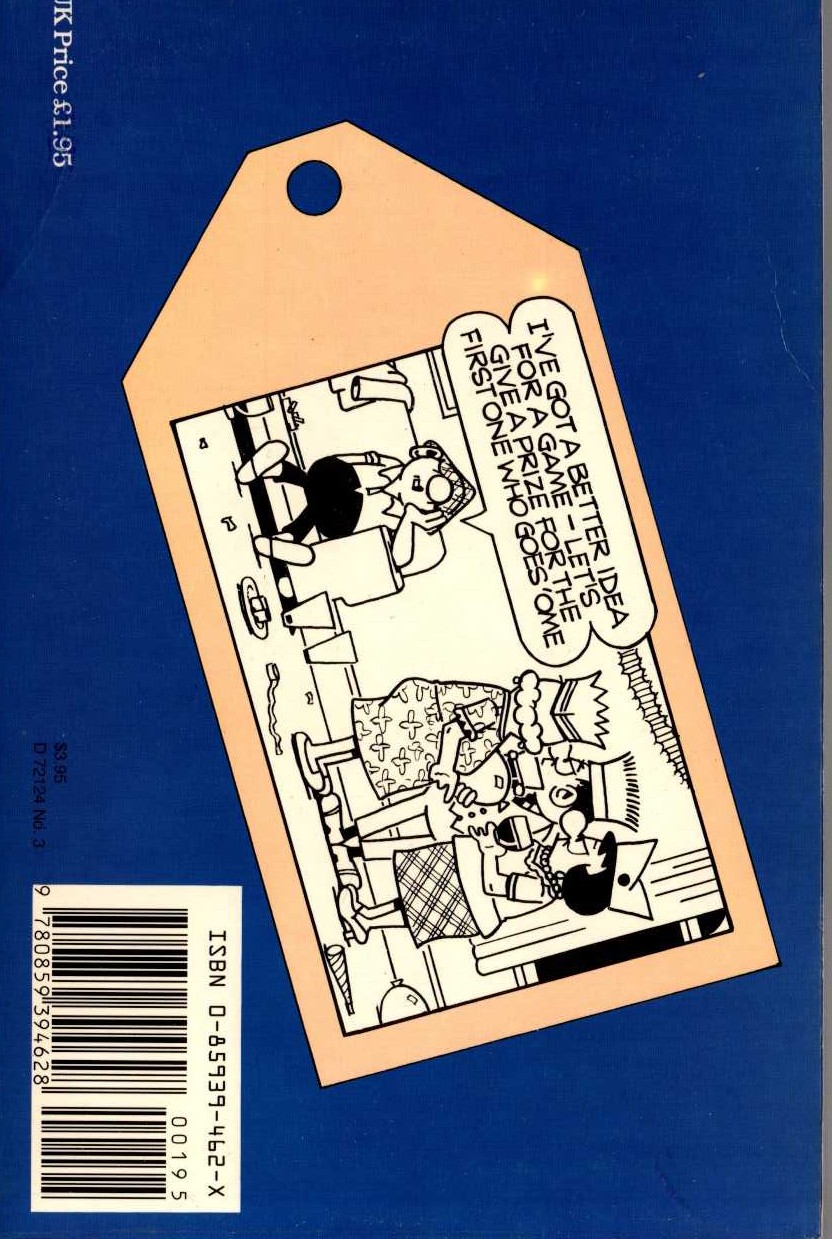 Reg Smythe  THE WORLD OF ANDY CAPP 1984 magnified rear book cover image