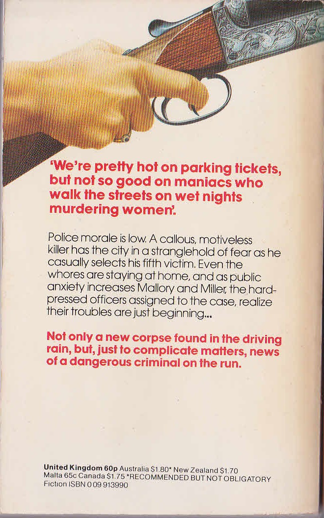 Jack Higgins  HELL IS ALWAYS TODAY magnified rear book cover image