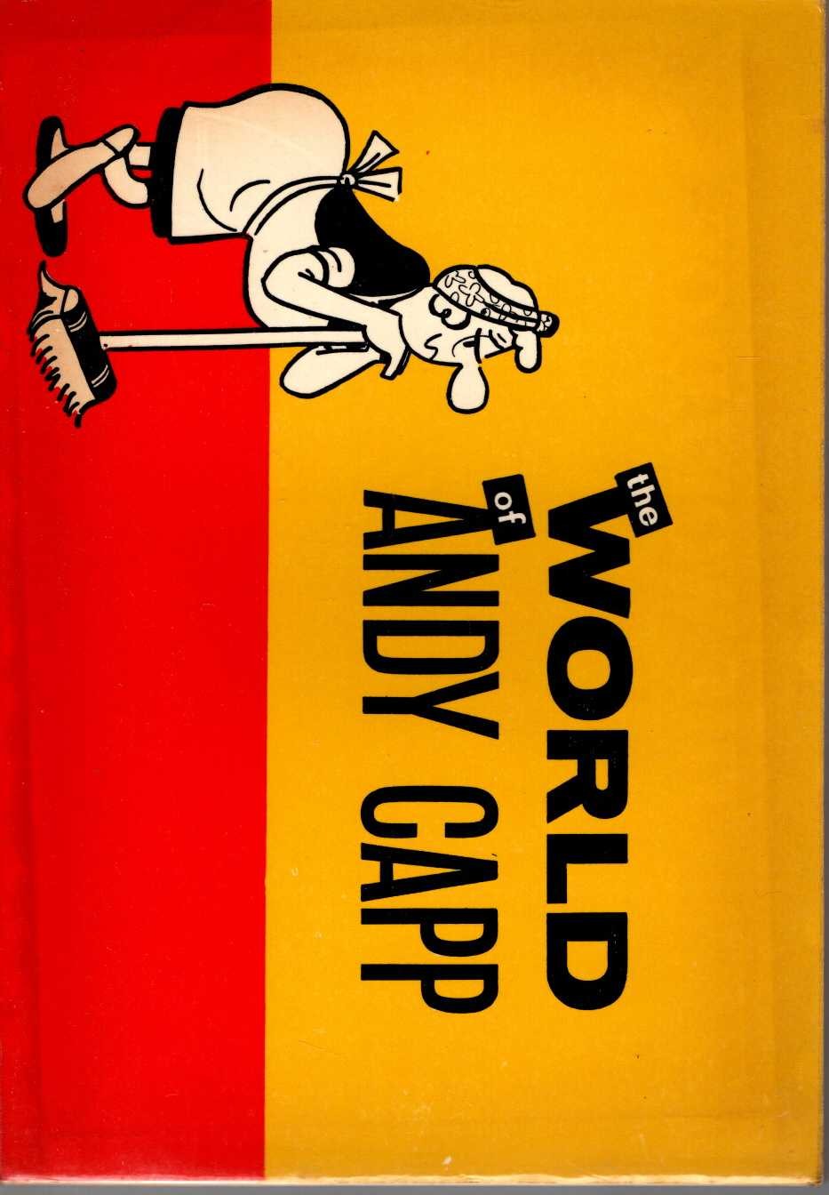 Reg Smythe  THE WORLD OF ANDY CAPP 1961 magnified rear book cover image