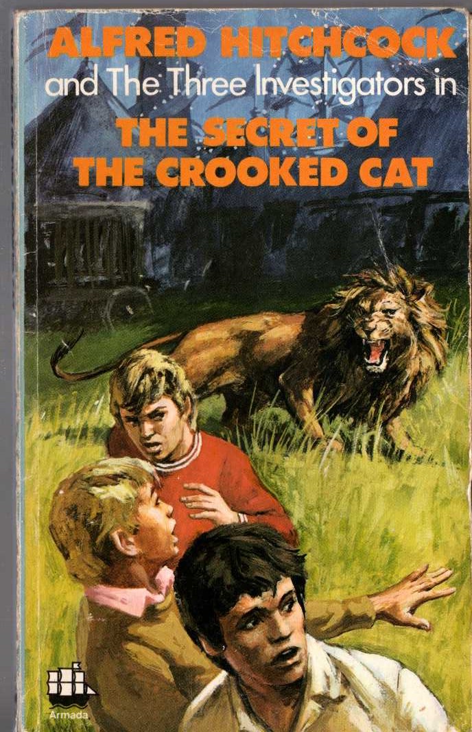 Alfred Hitchcock (introduces_The_Three_Investigators) THE SECRET OF THE CROOKED CAT front book cover image