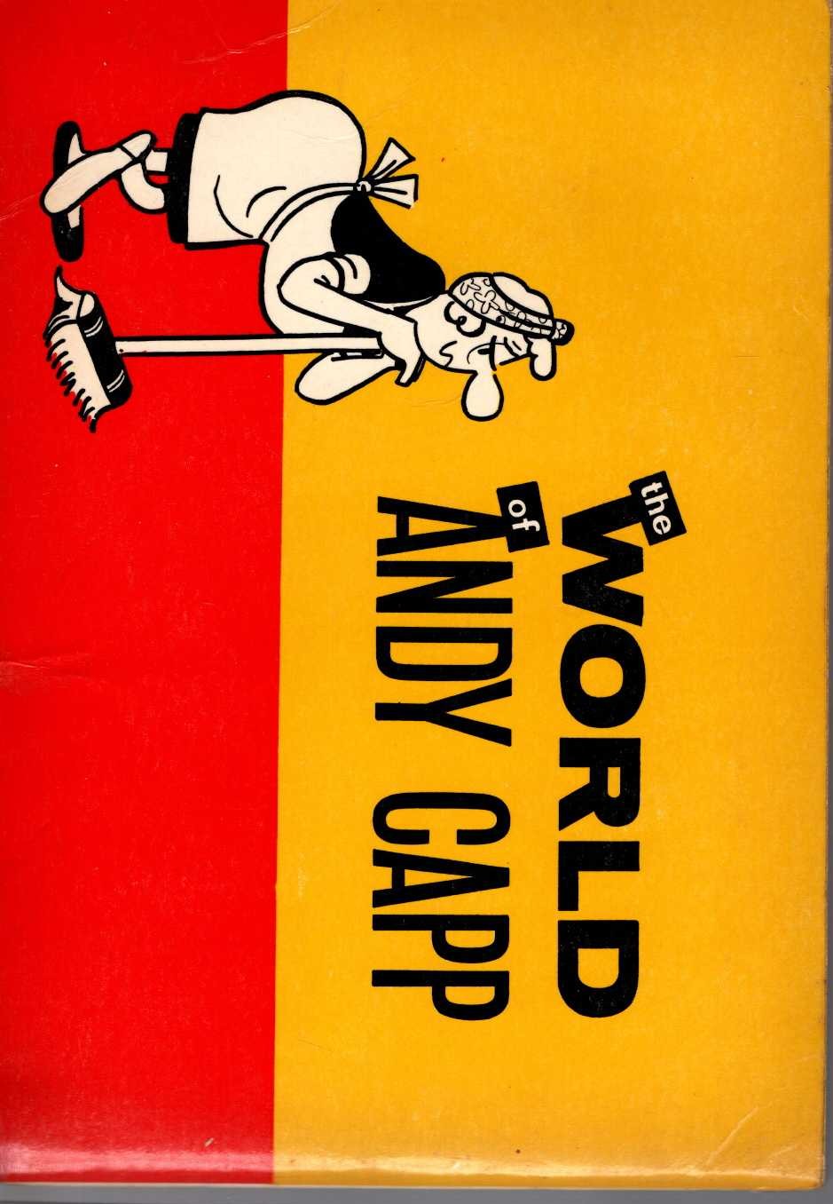 Reg Smythe  THE WORLD OF ANDY CAPP 1961 magnified rear book cover image