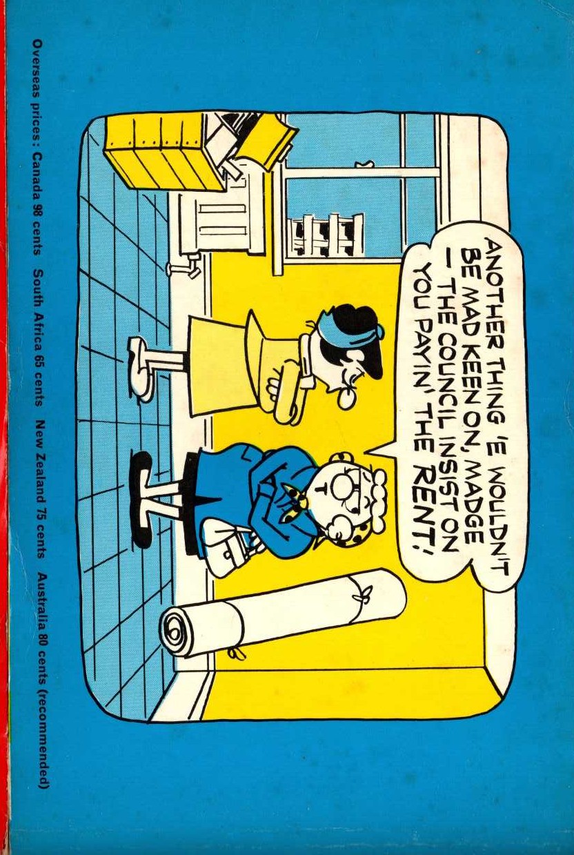 Reg Smythe  ANDY CAPP No.34 magnified rear book cover image