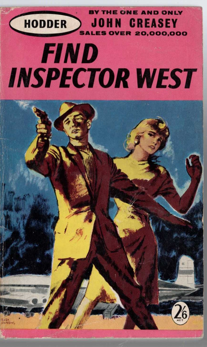 John Creasey  FIND INSPECTOR WEST front book cover image