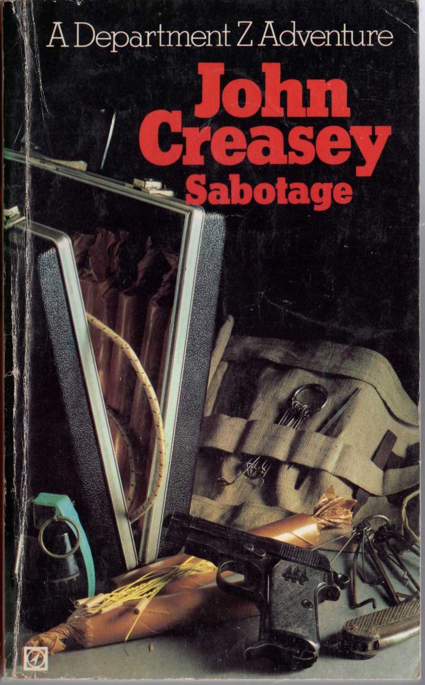 John Creasey  SABOTAGE (Department Z) front book cover image