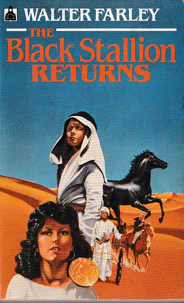 Walter Farley  THE BLACK STALLION RETURNS front book cover image