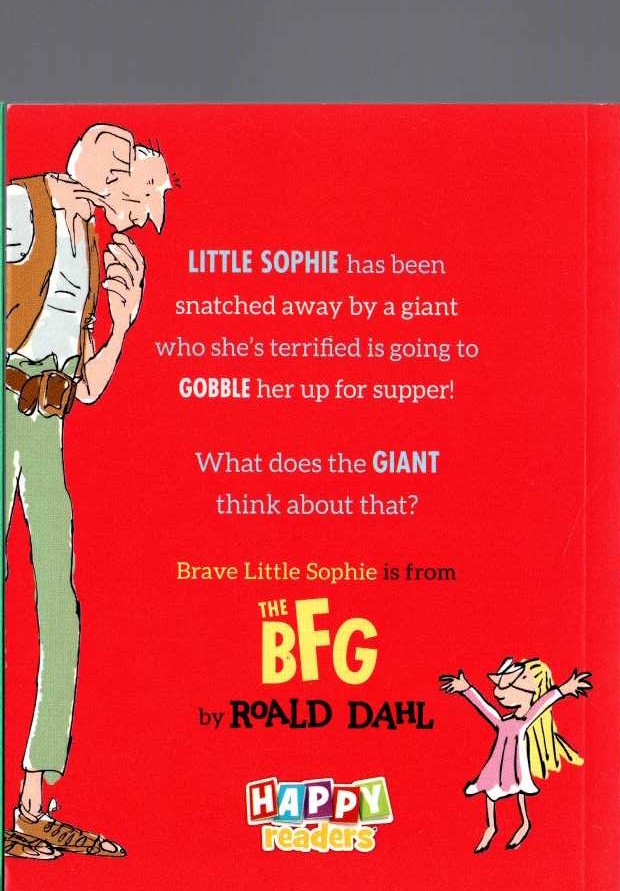Roald Dahl  ROALD DAHL'S BRAVE LITTLE SOPHIE magnified rear book cover image