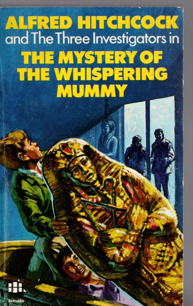 Alfred Hitchcock (introduces_The_Three_Investigators) THE MYSTERY OF THE WHISPERING MUMMY front book cover image