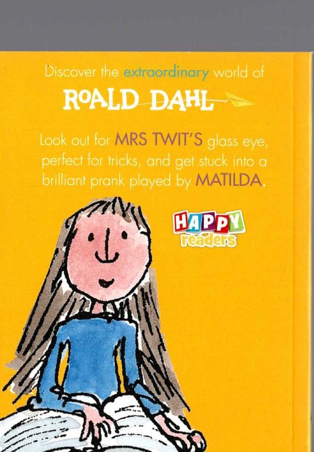 Roald Dahl  ROALD DAHL'S CLEVER TRICKS magnified rear book cover image