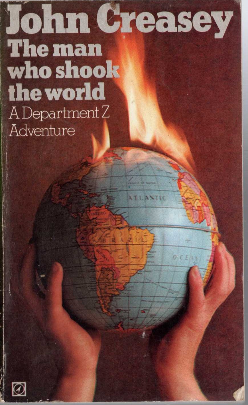 John Creasey  THE MAN WHO SHOOK THE WORLD front book cover image