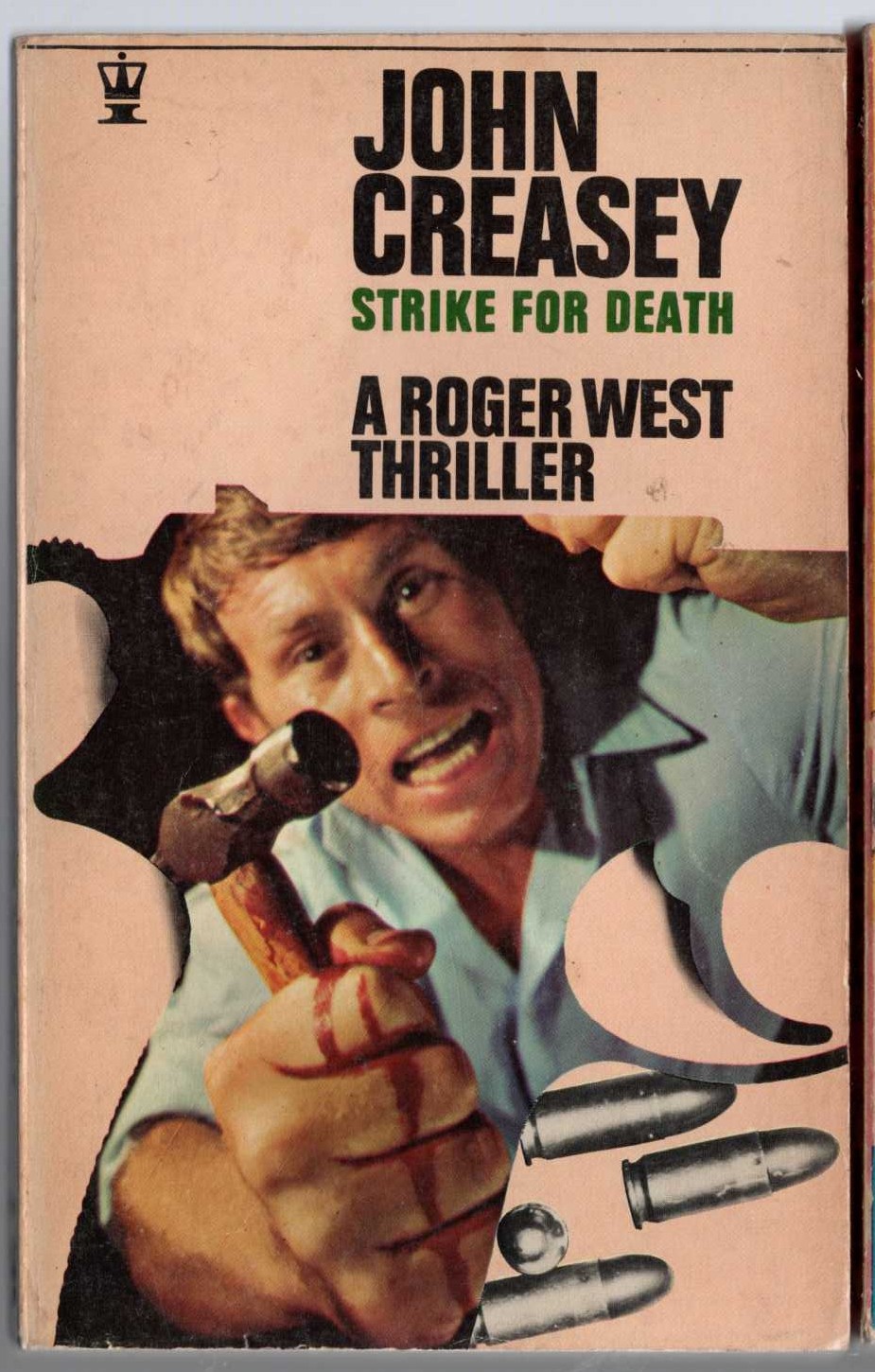 John Creasey  STRIKE FOR DEATH (Inspector West) front book cover image