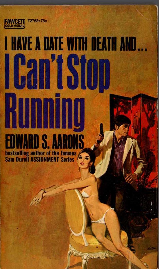 Edward S. Aarons  I-CAN'T STOP RUNNING front book cover image