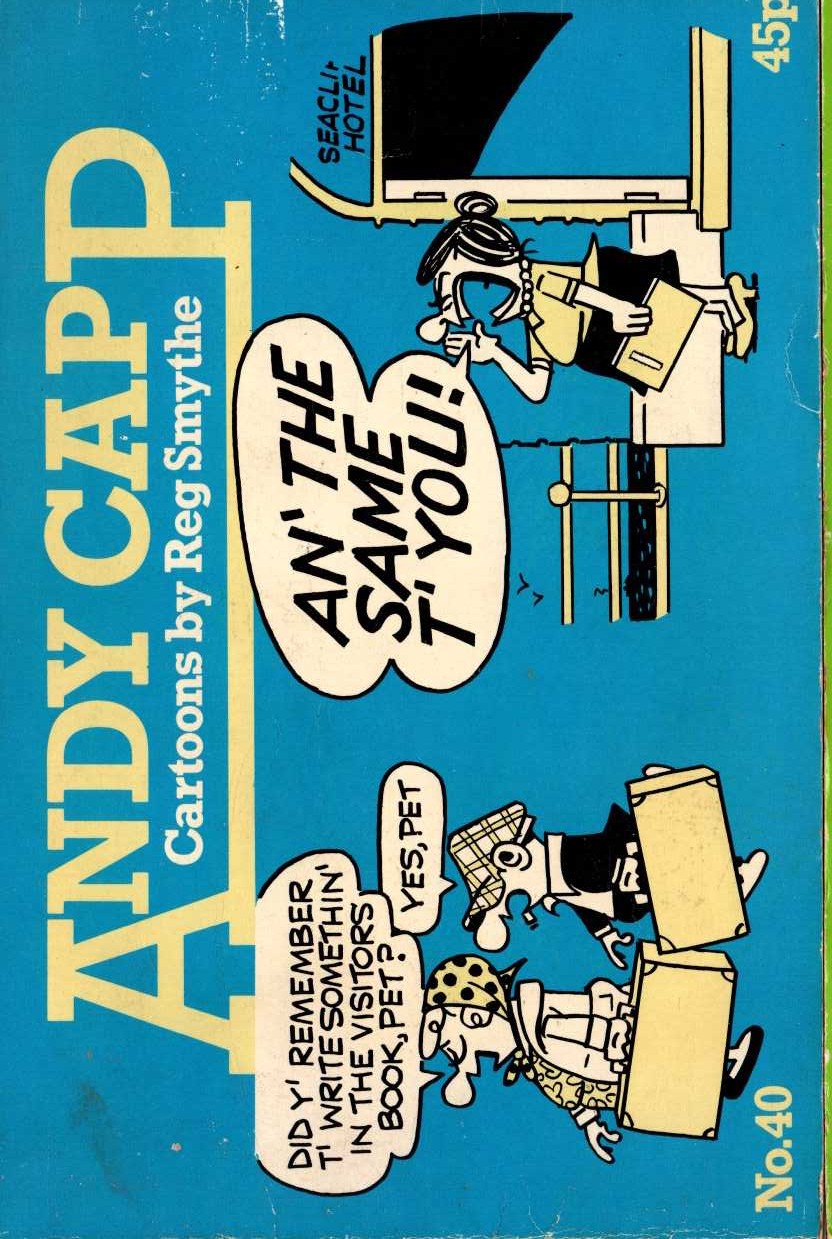 Reg Smythe  ANDY CAPP No.40 front book cover image