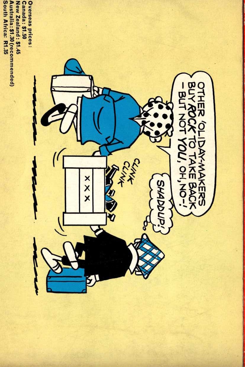 Reg Smythe  ANDY CAPP No.40 magnified rear book cover image