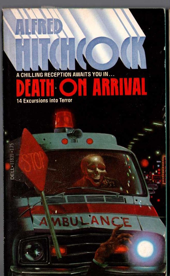 Alfred Hitchcock (edits) DEATH ON ARRIVAL front book cover image