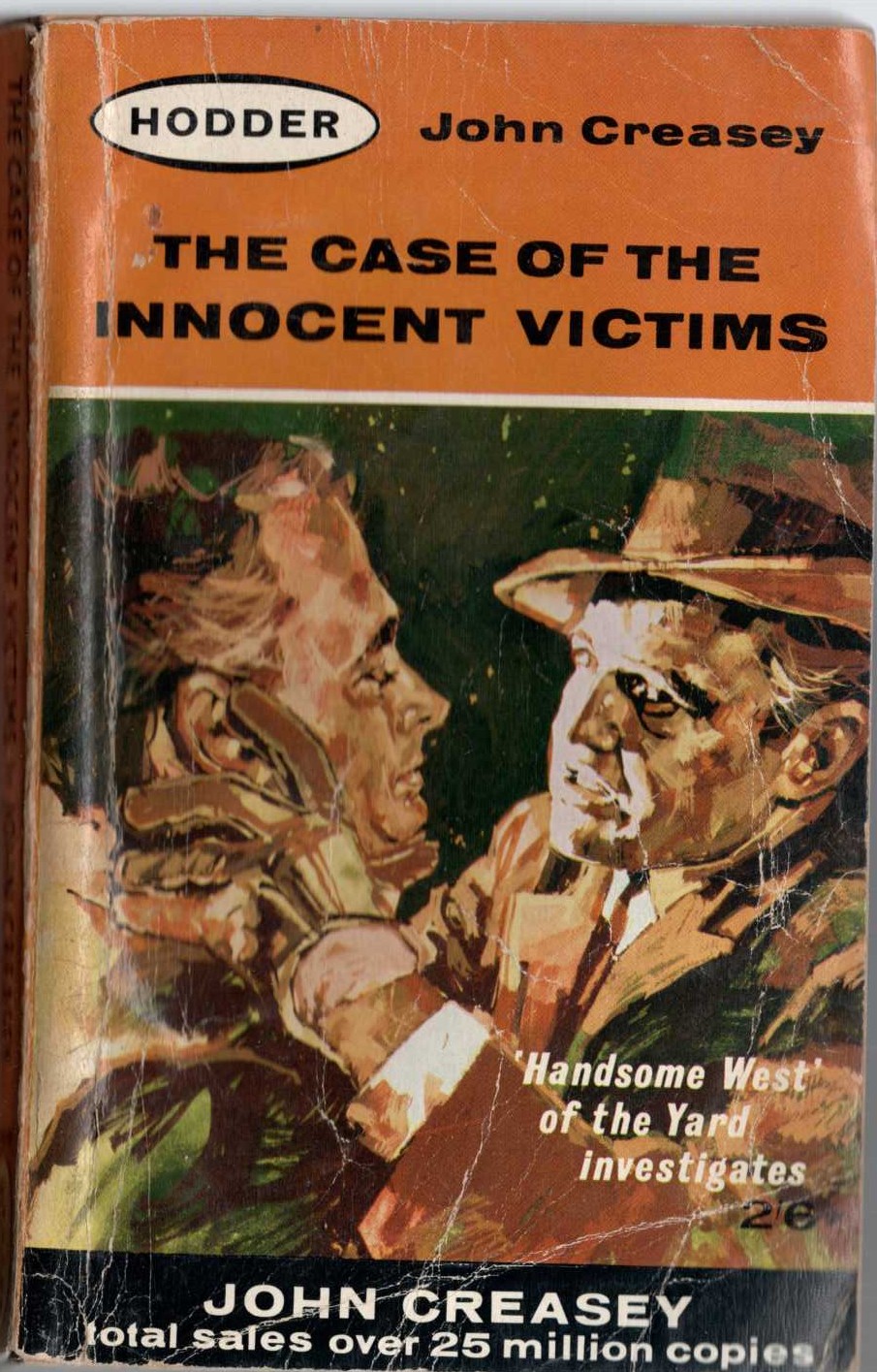 John Creasey  THE CASE OF THE INNOCENT VICTIMS front book cover image