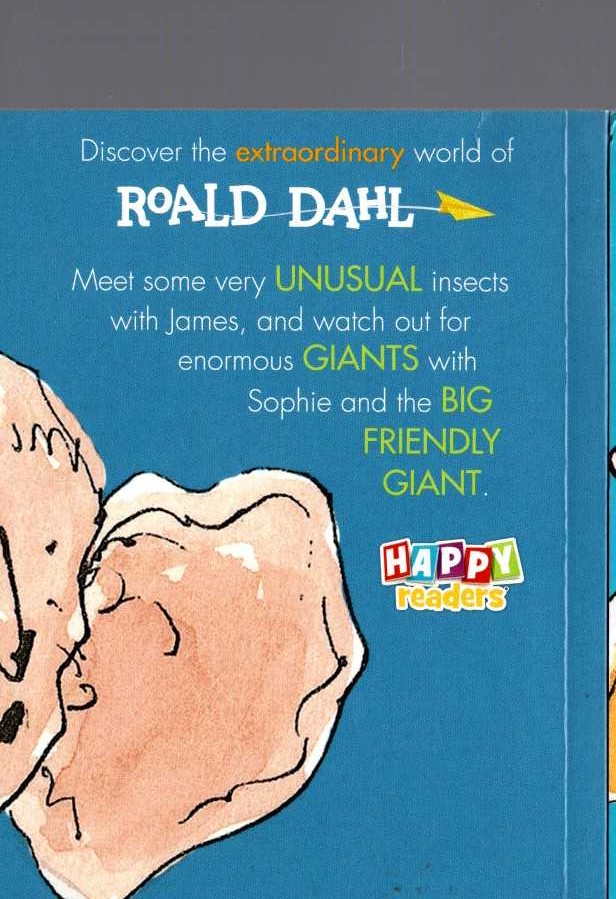 Roald Dahl  ROALD DAHL'S CURIOUS CHARACTERS magnified rear book cover image