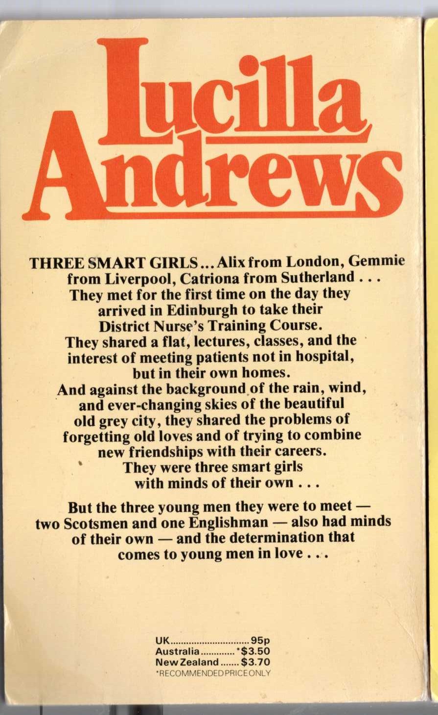 Lucilla Andrews  EDINBURGH EXCURSION magnified rear book cover image