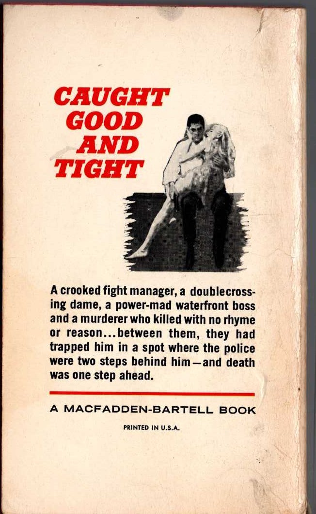 Edward S. Aarons  THE NET magnified rear book cover image